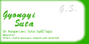 gyongyi suta business card